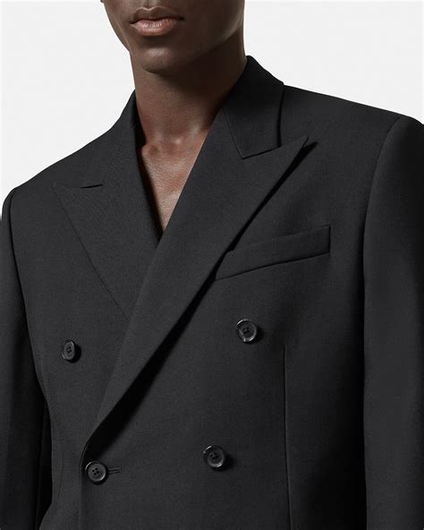 versace double breasted burgundycoat|versace blazers for women.